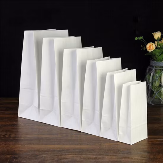 Sacchetti per imballaggio per alimenti fritti realizzati in Cina, sacchetto di carta oleata con logo stampato personalizzato